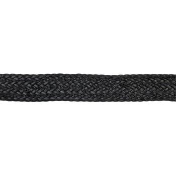Belagio 1" Wide x 15 Yards Faux Leather Braid Trim, 1 Bolt, Black