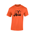thumbnail image 2 of Respect My Tshirt - Aries Zodiac Sign Graphic T-Shirt, Astrology Symbol Design, Crew Neck, Orange, Large, 2 of 5