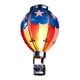 thumbnail image 2 of Patrón de bandera, farol colgante Solar de jardín de 30cm, forma de globo de aire caliente, paisaje decorativo para iluminar el espacio al aire libre shamjiam estatua al aire libre, 2 of 8