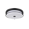 thumbnail image 3 of Living District Kolson 16 Inch Led Flush Mount In Black, 3 of 8