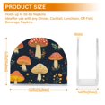 thumbnail image 4 of Yayeee Napkin Holder for Table Kitchen Paper Tissue Organization, Black Mushroom Pattern, 4 of 8