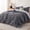 04-Dark Grey, variant on U by Bedsure 3 Pieces Blue Queen Size Comforter Sets, Cute Flowers Botanical Lightweight Soft Bedding Set with 2 Pillow Shams