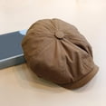 thumbnail image 7 of Retro British Style Mens Newsboy Hat Headwear Octagonal for Outdoor Brown M, 7 of 7