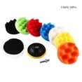 thumbnail image 1 of Kit de almohadillas de encerado para pulir y pulir esponja de coche, 10 Uds., con adaptador de taladro de 3" Jadeshay A, 1 of 8