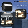 thumbnail image 2 of Case for Samsung Galaxy Buds 3 / Buds 3 Pro Camouflage Earphone Cover with Secure Lock and Mountaineering Buckle, 2 of 5