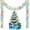 Silver, variant on Christmas Garland Decoration,Xmas Garlands with LED Lights,16.4 ft Lighted Christmas Artificial Greenery Garlands,Battery Powered String Light for Party Home Garden Outdoor Indoor,Red