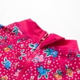 thumbnail image 2 of BONVERANO Baby Girls Swimsuit UPF 50+ Sun Protection, Short Sleeve Zipper One Piece Swimwear, Toddler Bathing Suit（Rose 9-12months）, 2 of 7