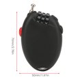 thumbnail image 1 of Bicycle Lock, 3 Digit Password 62cm Length Cable Bike Password Wire Lock  For Bicycle Pars, 1 of 8