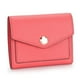 thumbnail image 5 of Carteras de piel de vaca suave de lujo para mujer, tarjeteros funcionales cortos con tres pliegues a la moda, con múltiples bolsillos, bonitos monederos de uso diario para mujer, 5 of 5