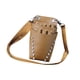 thumbnail image 4 of Bolsa para tijeras de peluquería, soporte para tijeras, bolso de cintura de cuero PU, organizador para salón Marrón, 4 of 9