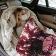thumbnail image 5 of Nezuko Flannel Fleece Cute Anime Bed Blanket Sofa Office Travel Lightweight Conditioning All Season Blanket 30x40 Nezuko-3, 5 of 5