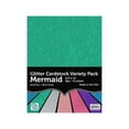 thumbnail image 2 of Paper Accents Cardstock Variety Pack Glitter 8.5"x 11" Mermaid 6pc, 2 of 2