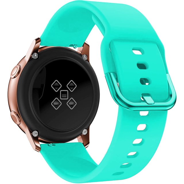 Correa de 22mm/20mm para Samsung Galaxy watch 4/4 Classic/5/5 pro/46mm/42mm/3/s3, pulsera de silicona para reloj inteligente Active 2, banda de 44mm y 40mm Deng Xun unisex