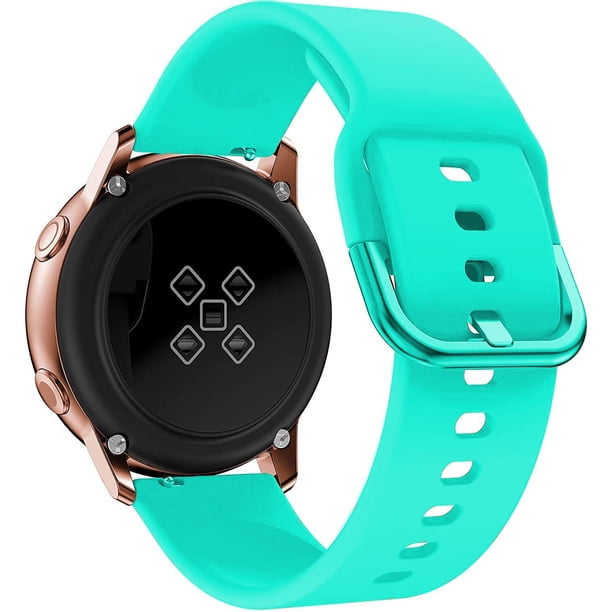 Correa de 22mm/20mm para Samsung Galaxy watch 4/4 Classic/5/5 pro/46mm/42mm/3/s3, pulsera de silicona para reloj inteligente Active 2, banda de 44mm y 40mm Deng Xun unisex