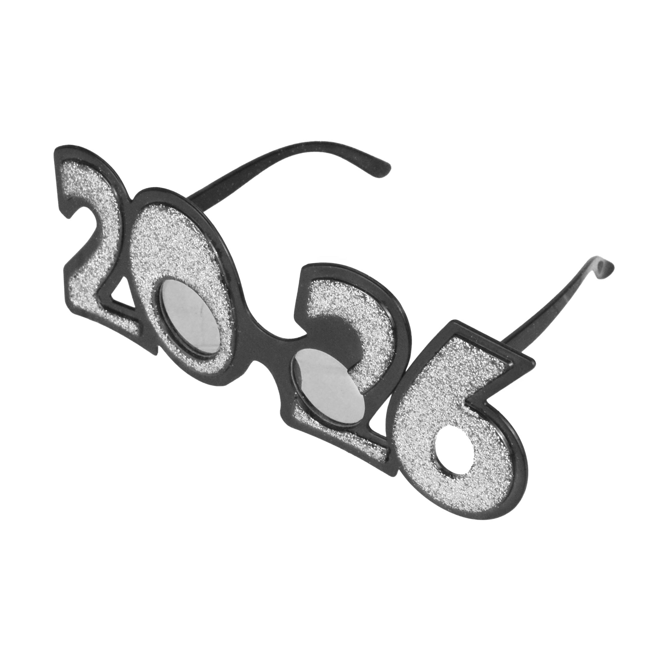 New Year Plastic Glasses Silver, 1 Piece, Festive Decorations, Way to Celebrate Style, Adult