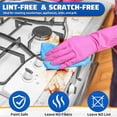 thumbnail image 3 of ZOOZ TSS Microfiber Cleaning Cloth, 200 Pack Blue Cleaning Rags Microfiber Towel Bulk Absorbent Lint-Free Wash Cloths, All-Purpose Towels for Cars, Shop, Automotive, Garage, Home & Kitchen, 3 of 17