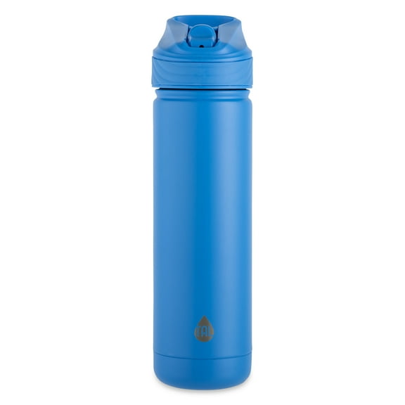 TAL 26oz Stainless Steel Ranger Water Bottle with Easy Sip Straw, Blue