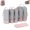 Pink, variant on 6 Pack Expandable Compression Packing Cubes, Lightweight Mesh Travel Luggage Organizer Bags, Space Saving Clothing Storage Pouches With Shoe Bag For Suitcase Carry On Backpack Travel Essentials