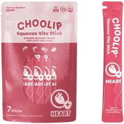 Choolip Vita Stick Heart Support Lickable Treats for Cats & Dogs, 3.7 oz (7 Sticks)