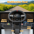 thumbnail image 7 of East doll 12V Power Ride on Toys for Toddlers, Kid Electric Car, G63 G Wagon Licensed Mercedes-Benz with Remote Controls, Aged 2-4Y,White, 7 of 7