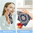 thumbnail image 7 of Coolnut Vintage Ornamental Floral Washcloths, Soft and Absorbent Cotton Towel, 4 Pack 12 X 12 Inches Premium Quick Dry Face Towel Wash cloth, 7 of 7
