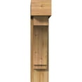 thumbnail image 2 of Ekena Millwork 8"W x 30"D x 34"H Imperial Block Rough Sawn Bracket w/ Offset Brace, Western Red Cedar, 2 of 25