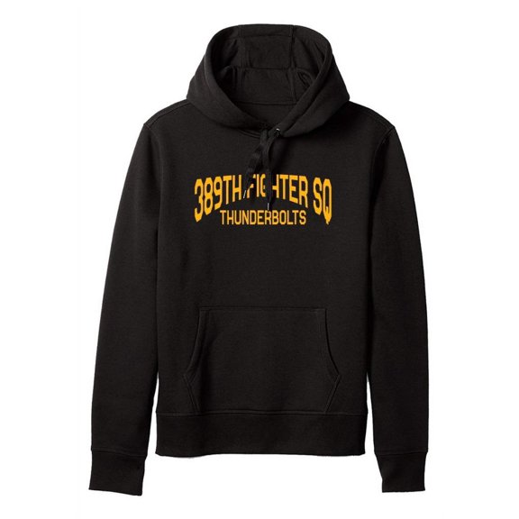 USAF US Air Force 389th Fighter Squadron Thunderbolts Pullover Hoodie