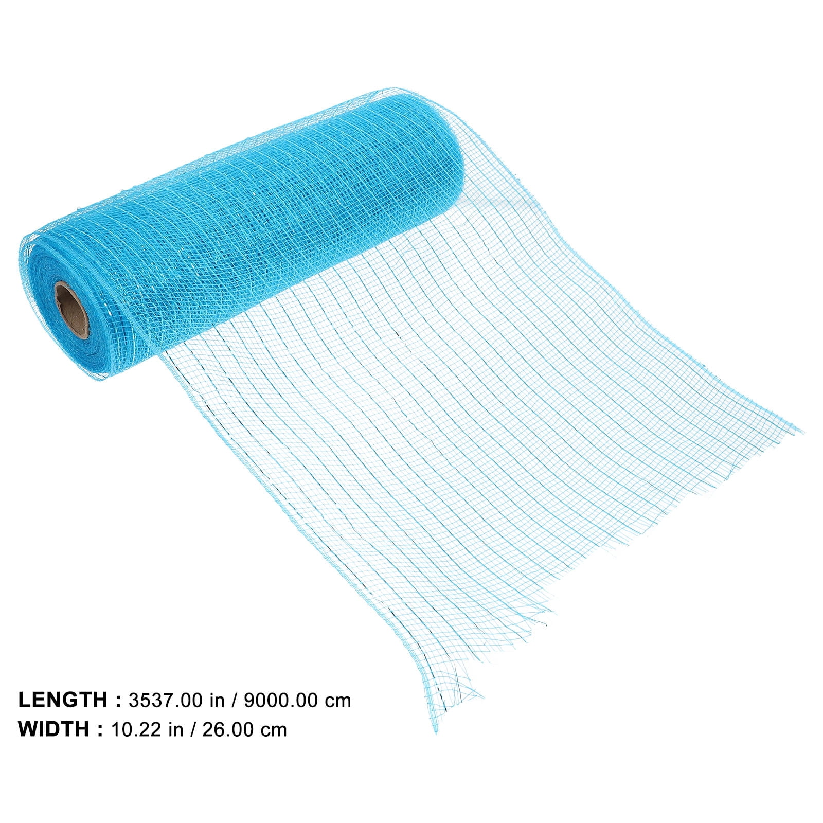 OUNONA Metallic Poly Mesh Ribbon for Wedding, Party, Holiday Decorations and Craft Projects