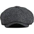 thumbnail image 5 of CoCopeaunts Newsboy Hats for Men Autumn Winter Hat Thick Warm Octagonal Newsboy Cap Retro Artist Painter Beret Hat Flat Ivy Cap, 5 of 7
