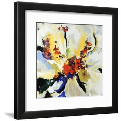 Floral Play, Abstract Botanical Framed Art Print Wall Art by Sydney Edmunds