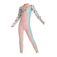 thumbnail image 2 of koolsoo Combinaison Thermique de Plongée Maillot de Bain Confortable Résistant aux Rayures Combinaisons pour Enfants pour Rose G, 2 of 9