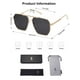 thumbnail image 5 of Gafas de sol SOJOS Retro Oversized Cuadradas Polarizadas SJ1161, 5 of 5