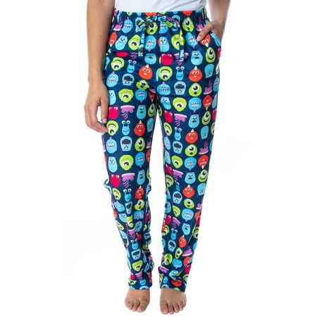 

Disney Women s Monsters Inc. Allover Character Heads Sleep Pajama Pants (XL)