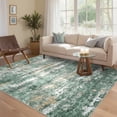 thumbnail image 2 of Garvee 5'x7' Modern Abstract Area Rug Washable Accent Carpet, Non-Slip Low Pile Indoor Mat for Living Room Bedroom Home Office, Green, 2 of 8