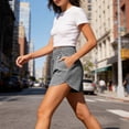 thumbnail image 3 of Oplxuo Boxer Shorts for Women Gingham Pajama Summer Casual Lounge Sleep Plaid Shorts Y52K Beach Bottoms, 3 of 7