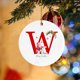 thumbnail image 1 of ¡Descuentos Flash!, Adorno colgante redondo de acrílico con 26 letras de Papá Noel para coche, accesorio para colgar en las fiestas Akmoler, 1 of 9