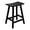 Black, variant on Costaelm Paradise 24" Poly Plastic Outdoor Patio Counter Stool, Lime
