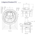 thumbnail image 3 of Yahboom 2-DOF Servo Pan-Tilt Kit for DIY Robot, Electric Platform with Metal Servo, Accessories for Camera or Robot Arms Bracket (2DOF Metal servo with Co, 3 of 9