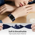 thumbnail image 2 of 3 pieces, straps 44mm 49mm 42mm 40mm 38mm 45mm 46mm 41mm for men, elastic nylon straps suitable for Apple Watch Ultra/Ultra 2 iWatch series 10 9 8 7 6 5 4 3 2 1 SE, 2 of 7