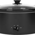 thumbnail image 2 of Slow Cooker Oval Manual Pot Food Warmer with 3 Cooking Settings, 2 of 4