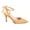 Orange, variant on XYD Women Bowtie Pearls Ankle Strap Pumps Pointed Toe Slender Mid Heel Slingbacks Elegant Party Shoes Size 7 Nude