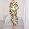 thumbnail image 6 of Wukai Mushrooms Gnomes Print Women's Pajama Set - Soft Long Sleeve Sleepwear for Comfort and Style-Large, 6 of 9