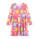 thumbnail image 4 of Vestidos de Manga Larga de las Niñas Tamaño 7-8 Elástico Twirly Patinador Escuela Vestido de Recital Una Línea Cuello Redondo, 4 of 7