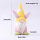 thumbnail image 5 of Bearachild Conejito de Pascua, Gnomo, conejo, decoración nórdica, , muñeco de peluche, adornos, regalos para niños Kits de decoración para fiestas No.01, 5 of 6