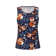 thumbnail image 4 of Haiem Cute Foxes Workout Tank Tops for Women, Athletic Sports Slim-Fit Tank Tops, Compression Sleeveless Dry Fit Shirts,Athletic Shirt-Small, 4 of 9