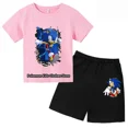 thumbnail image 3 of Nueva camiseta de Dragon Ball Sonic para niños, niñas y adolescentes, camisetas de manga corta de verano, camisetas casuales para niños, conjunto de camisetas de Pikachu, 3 of 5