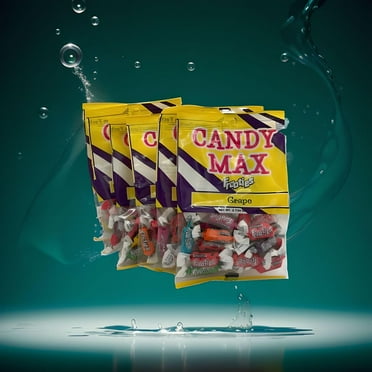 Candy Max Frooties Fruit Flavored Candy 6 Pack - 17 Pieces per Bag