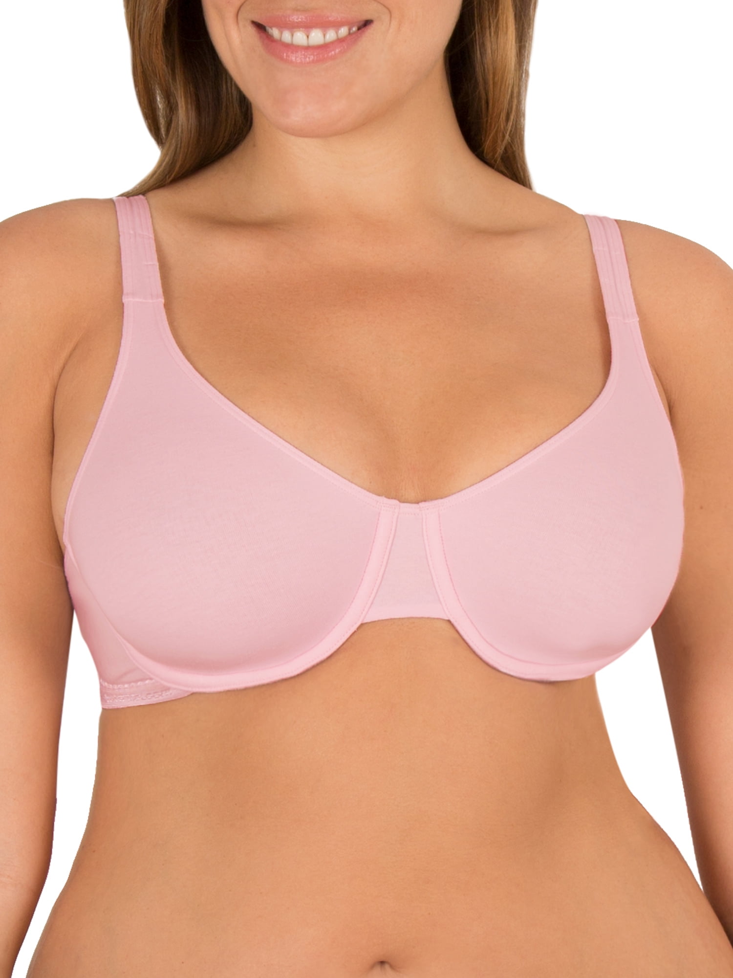 fruit of the loom women's stretch cotton extreme comfort underwire bra