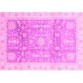 thumbnail image 1 of Ahgly Company Indoor Rectangle Oriental Pink Modern Area Rugs, 3' x 5', 1 of 4