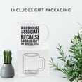 thumbnail image 4 of CTDream Funny Witty 11oz. Coffee Mug Gift, Warehouse Associate Because Badass Isn't an Official Title, 1-Pack, Christmas Birthday Present Ideas for Him Her, 4 of 6
